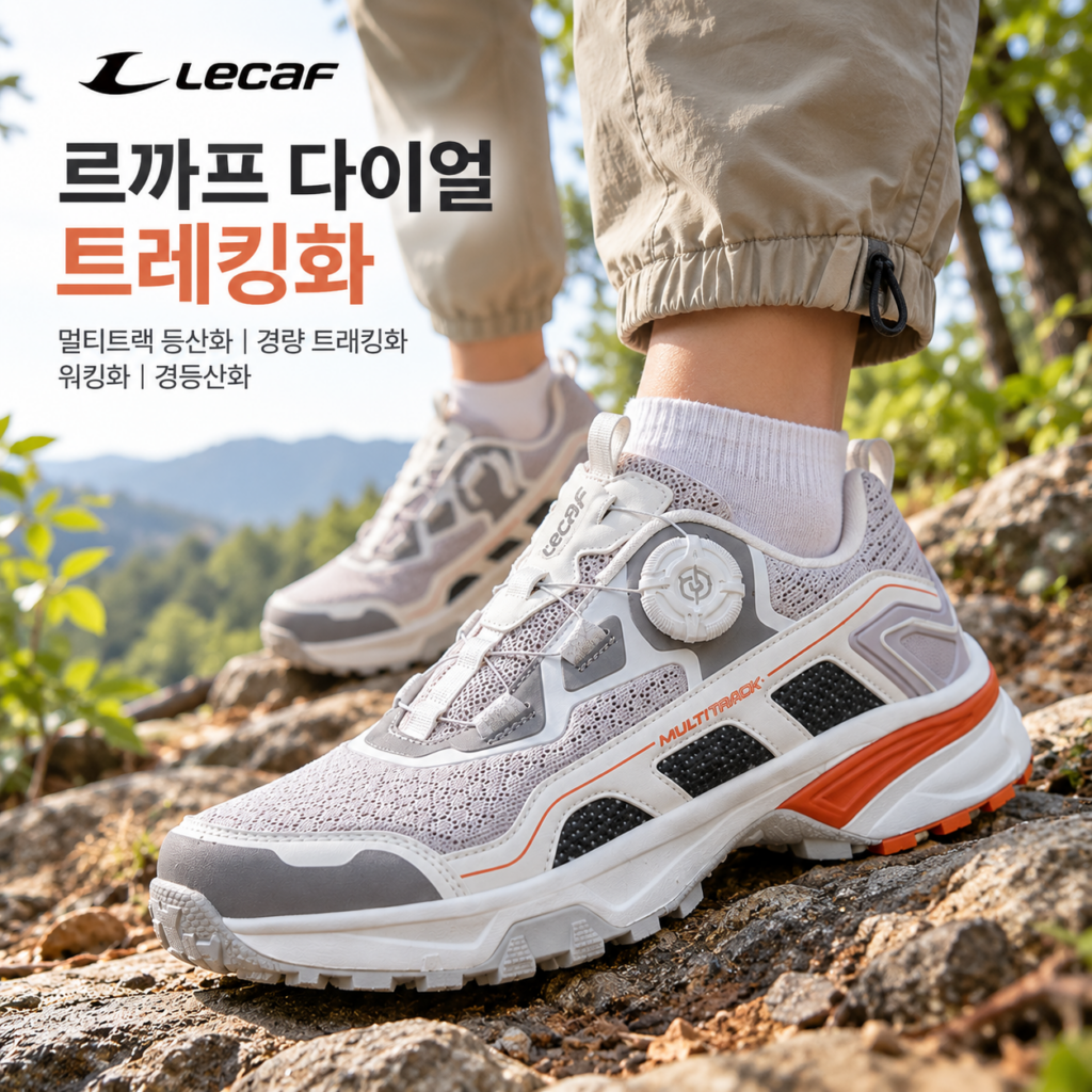 르까프 다이얼 트레킹화 등산할 땐, 발편한 경량 트레킹화 제품 이미지