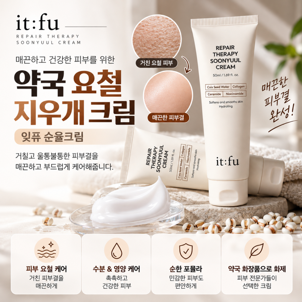 잇퓨 순율크림, 약국 요철 지우개 크림으로 찾는 이유는? 제품 이미지